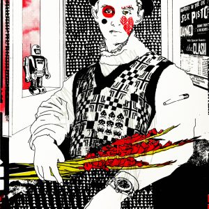 Portrait of the Artist as a Young Man (after Rembrandt)