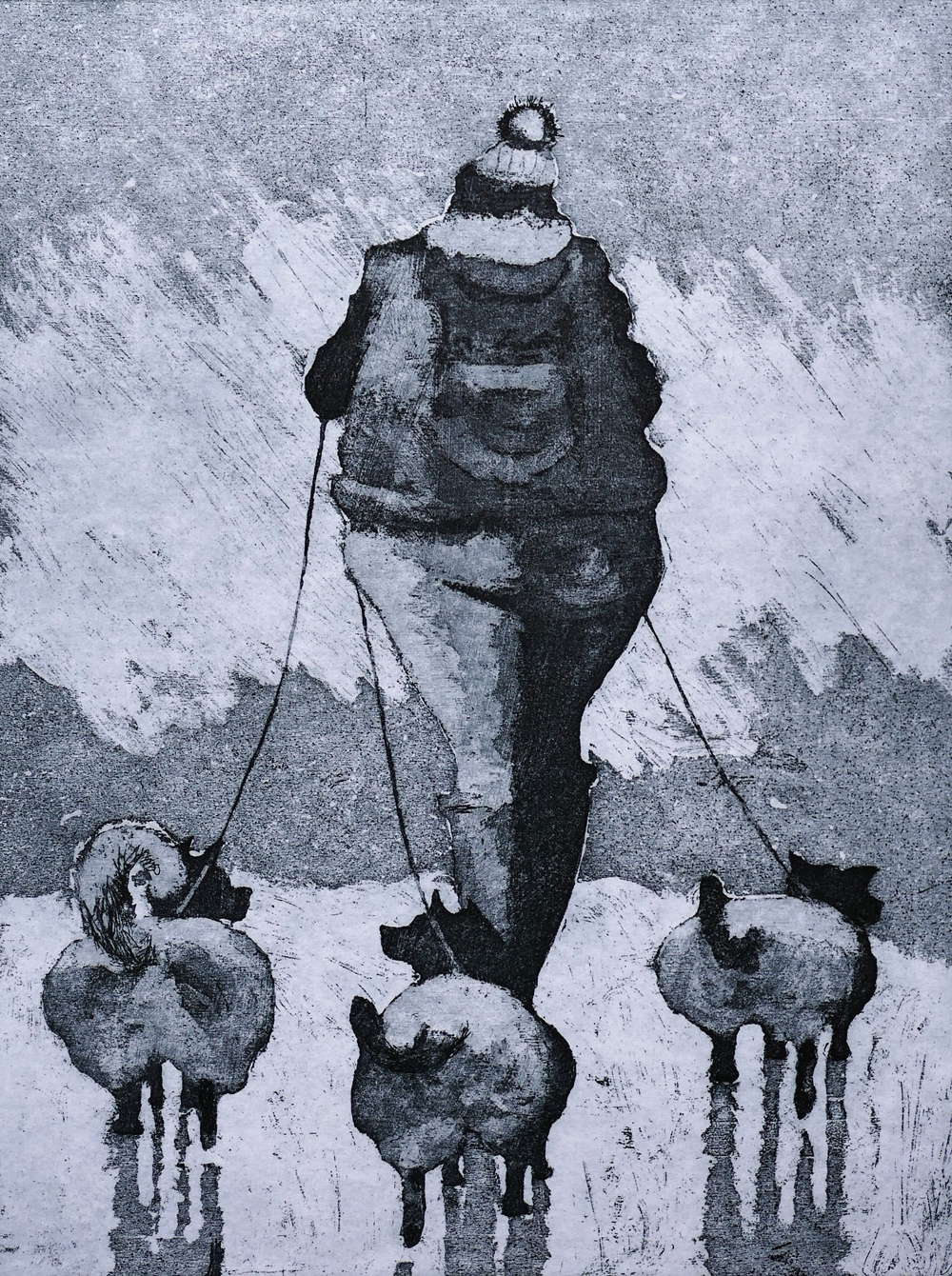 web Dog walk by Eva Juusola Dog walk