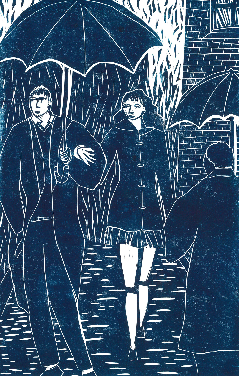Betsy McCarthy - Couple in the Rain 