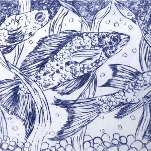 Fish in Blue