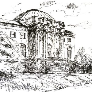 Kedleston Hall Sketch