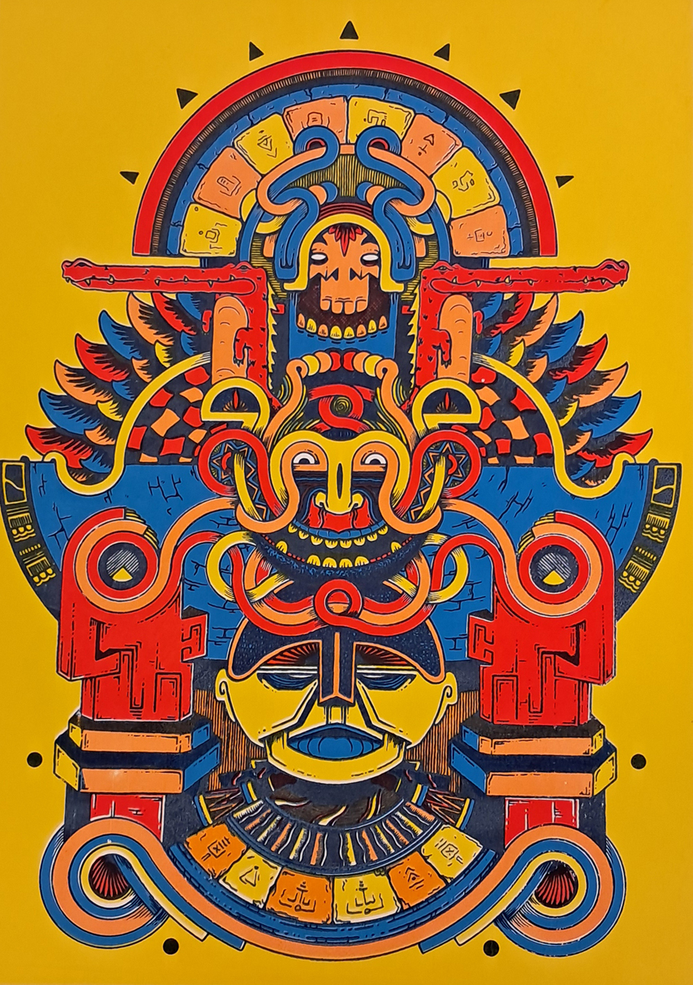 Ned Wilson - Aztec efigy 