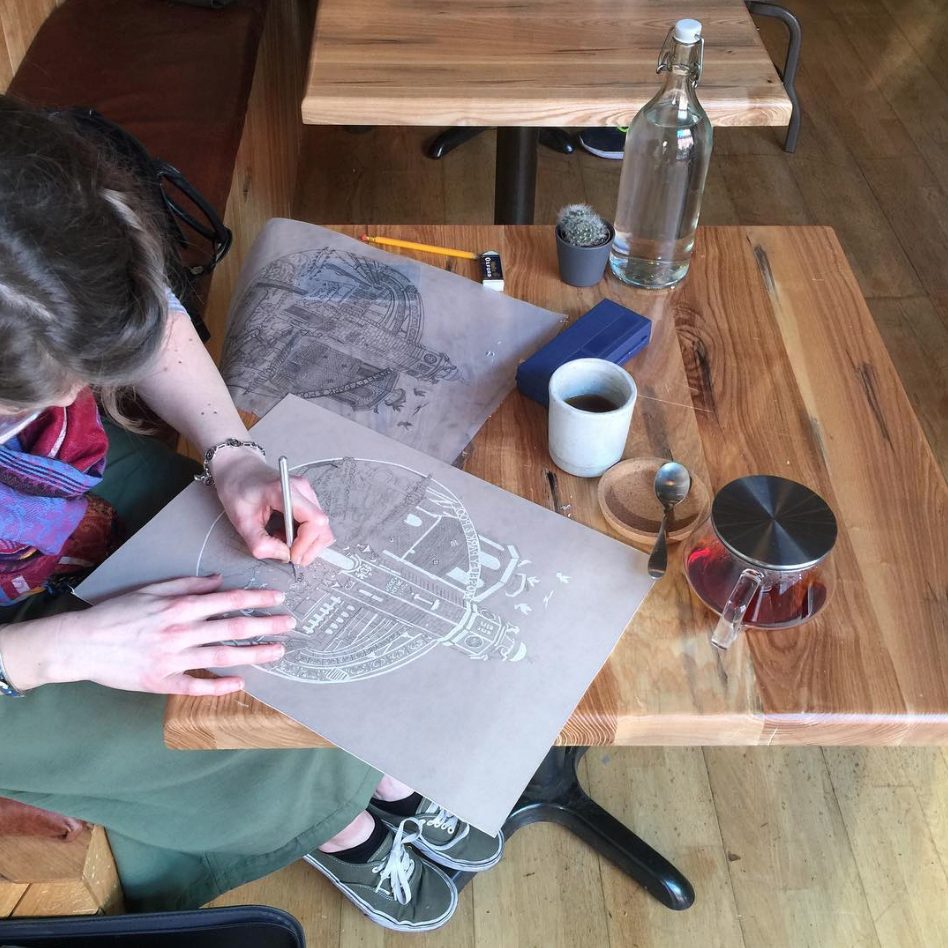 Making-Collagraph-2