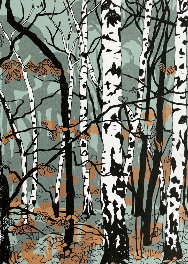 Anna Vartiainen - Birch Trees in December web